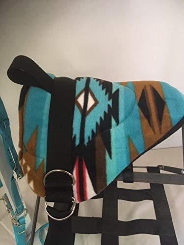 Turquoise Saddle Pad Set D49251