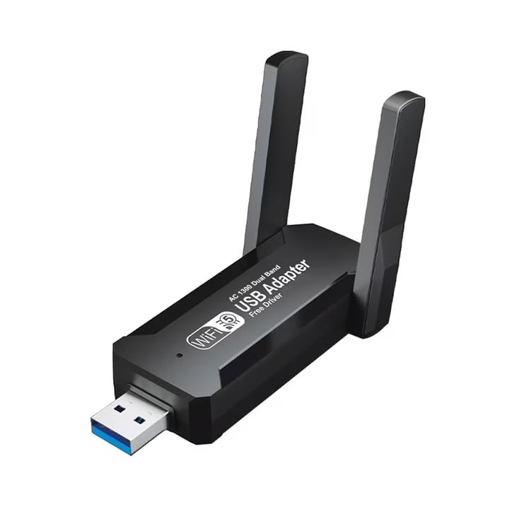 Wireless USB 3.0 WiFi Adapter AC1300Mbps Dual Band 5GHz/2.4GHz V24203