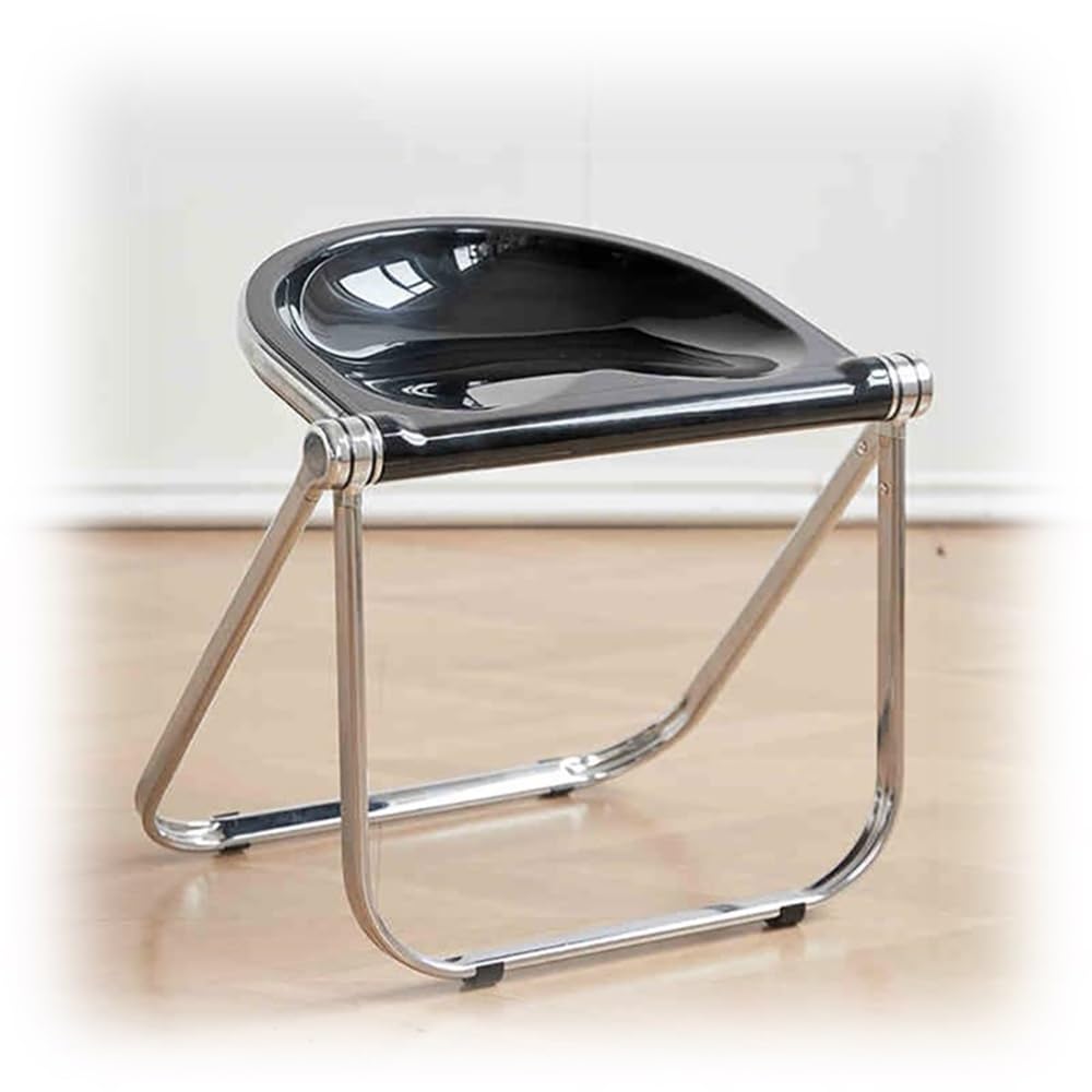 Black Acrylic Folding Chair L121909