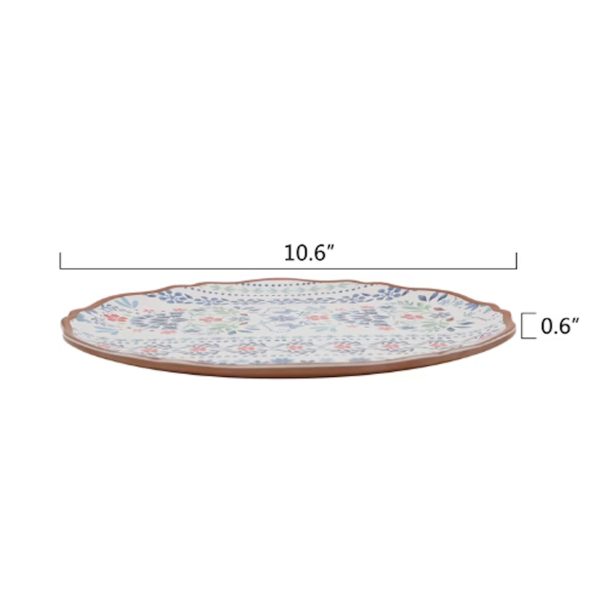 12-Piece Bamboo Melamine Dinnerware Set X774119