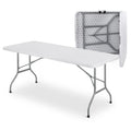 6Ft Heavy Duty Folding Plastic Table White J228