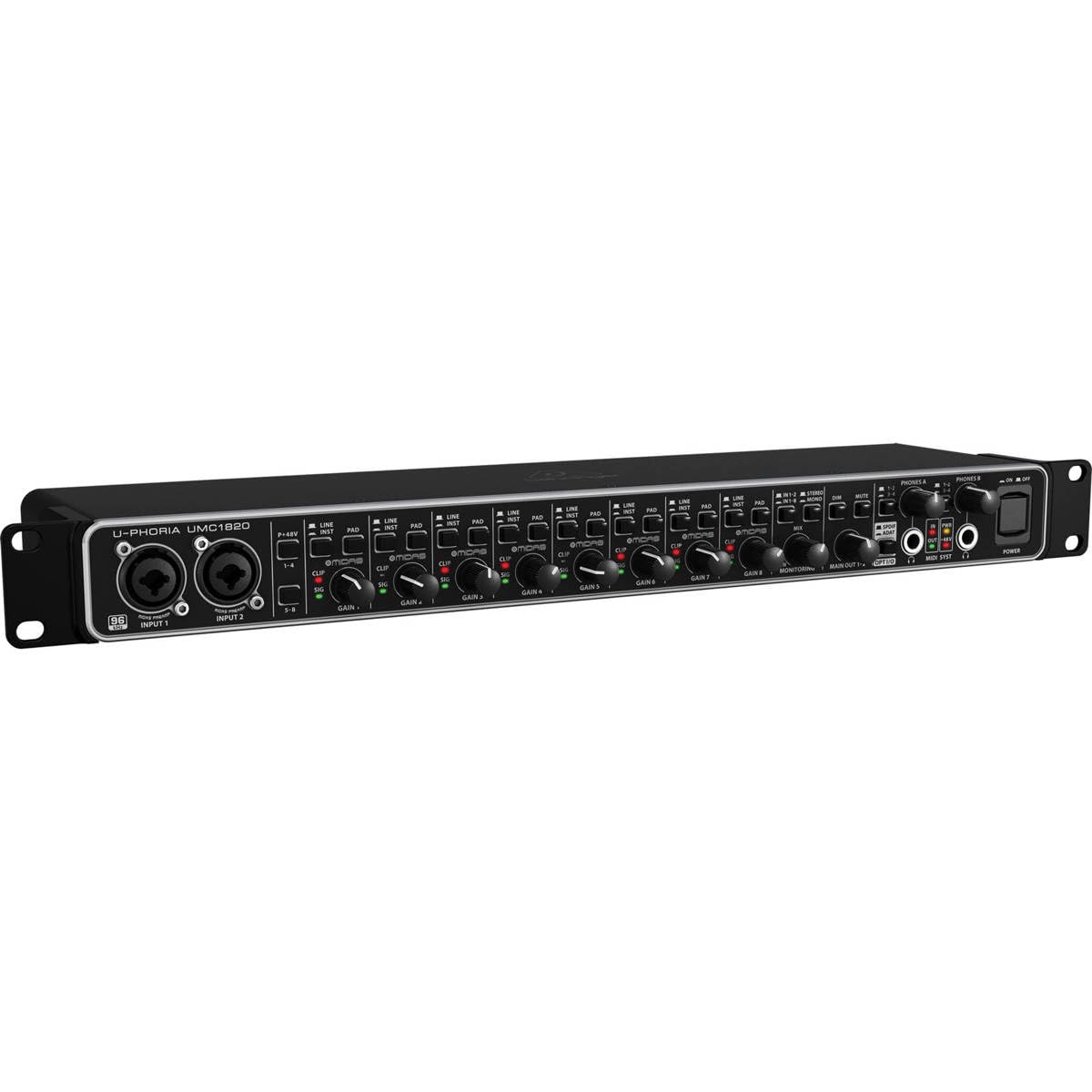 18x20 USB Audio/MIDI Interface with Mic Preamplifiers and ADAT I/O H9910