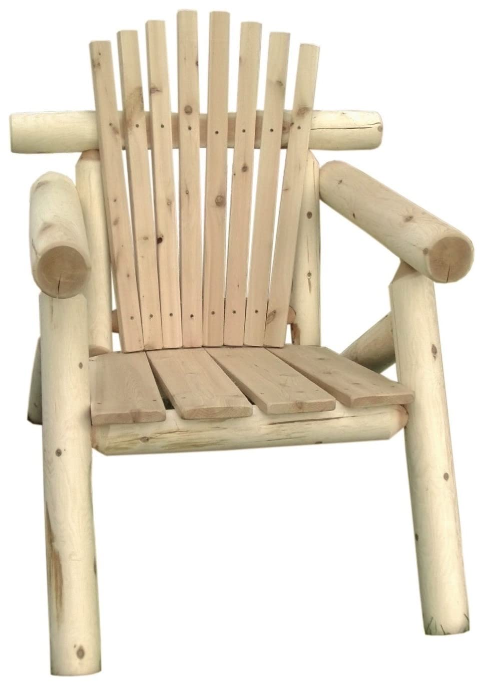 White Cedar Log Adirondack Chair Q517