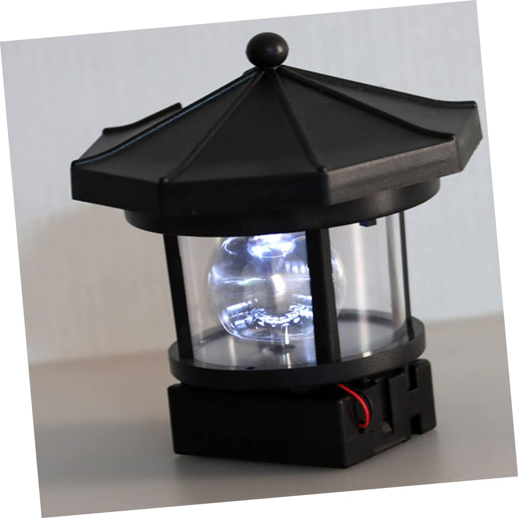 2Pcs Solar Powered Lighthouse Outdoor Garden Light Y854666