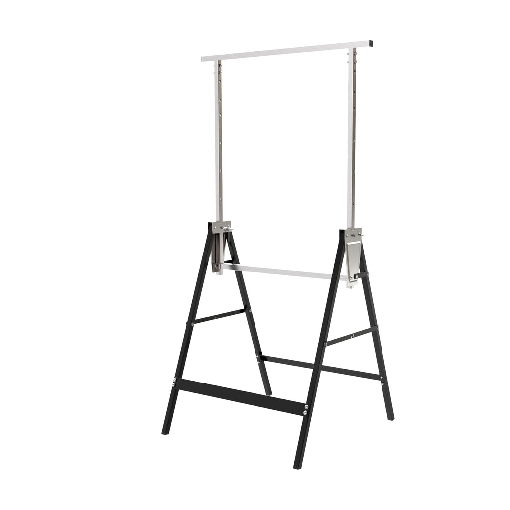 Heavy Duty Steel Sawhorse Brackets 2 Pack Adjustable Folding 330 lbs Capacity V248