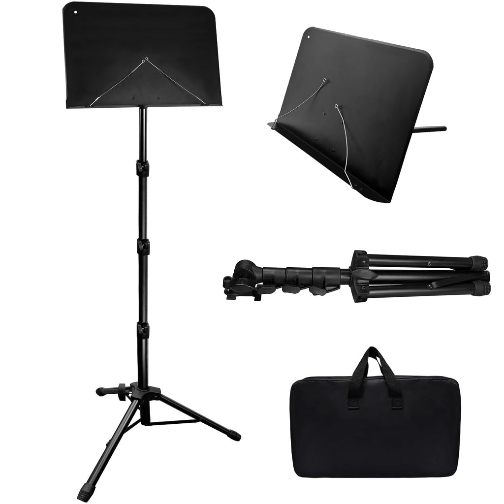 70IN Adjustable Sheet Music Stand with Carrying Bag Z564
