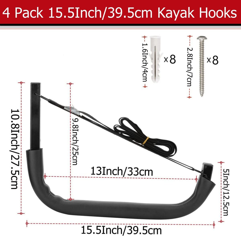 Wall Mount Kayak Storage Hooks Z44750