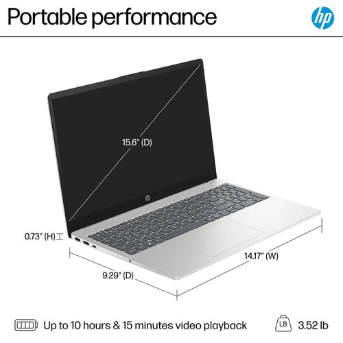 15.6" HD Touch Screen Laptop Intel Core i3 8GB RAM 256GB SSD Q92707