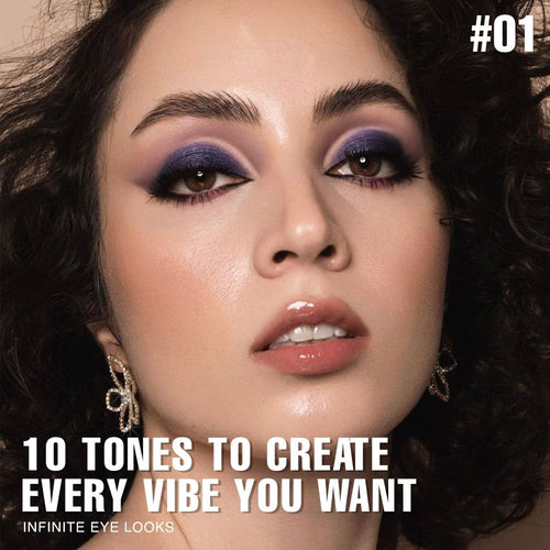 10 Color Matte and Shimmer Eyeshadow Palette S375