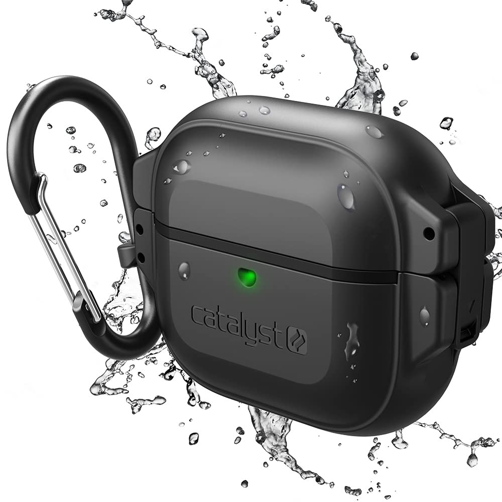Waterproof Shockproof Protective Case for AirPods 3rd Generation with Carabiner B14586