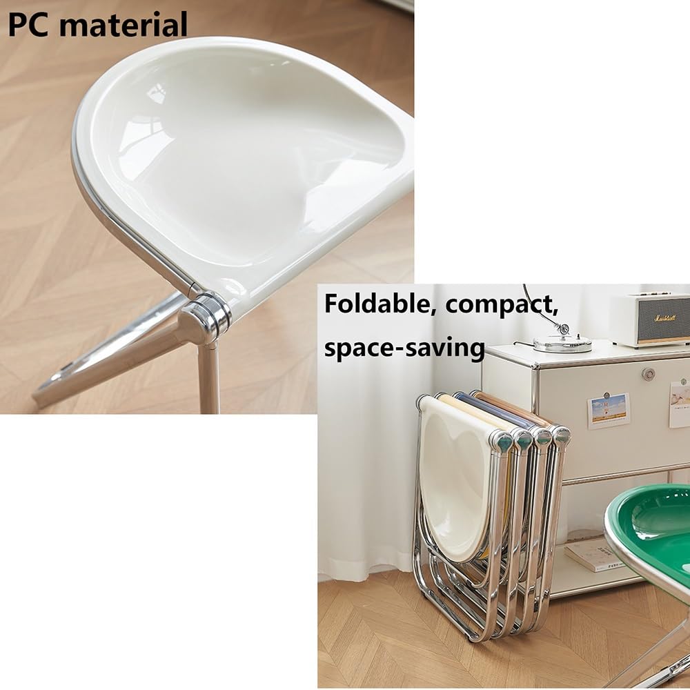 Black Acrylic Folding Chair L121909