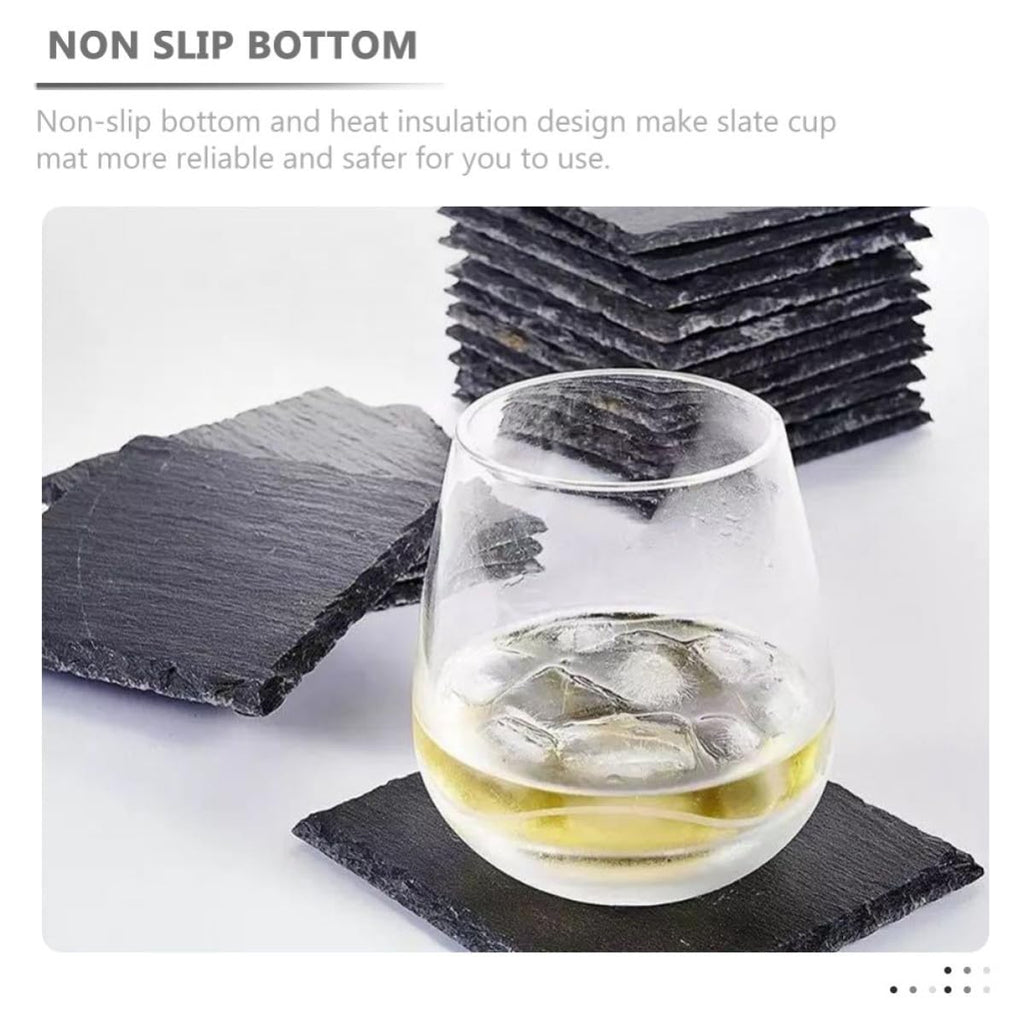 Natural Stone Coasters Set J8359