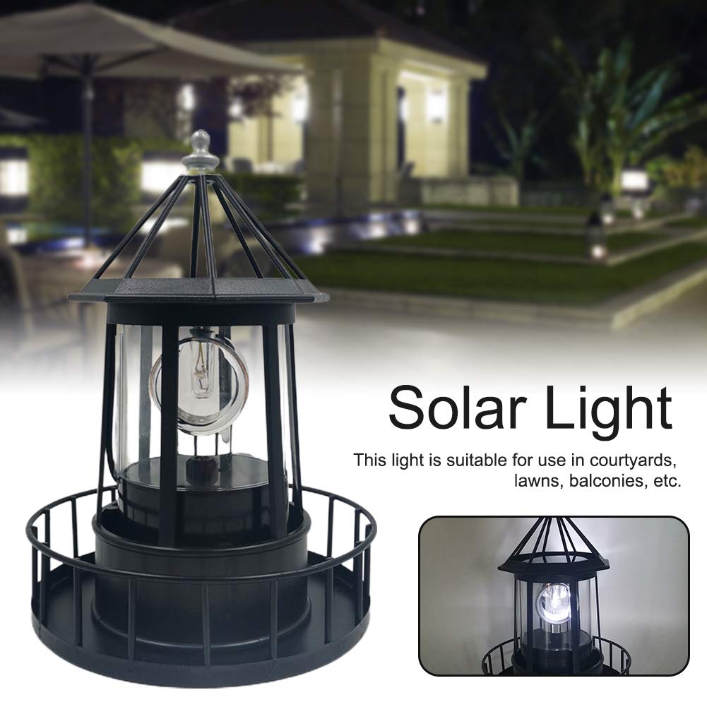 Solar Powered LED Lighthouse C6843