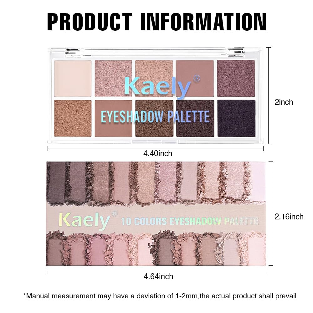 10 Color Matte and Shimmer Eyeshadow Palette S375