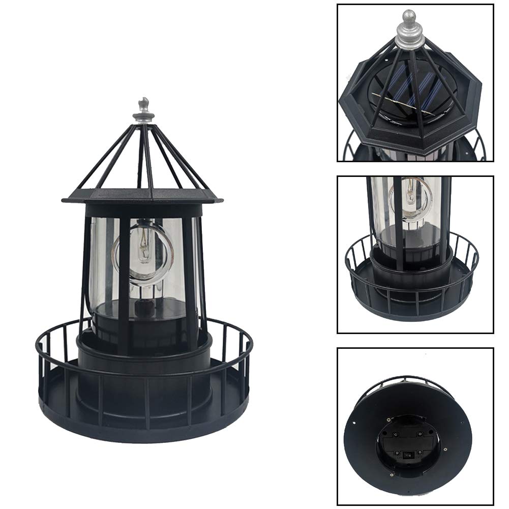Solar Powered LED Lighthouse C6843