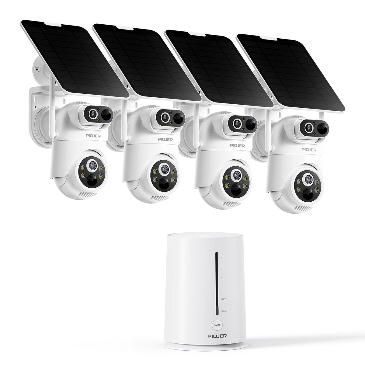 Wireless Outdoor Security Cameras 4-Pack B347