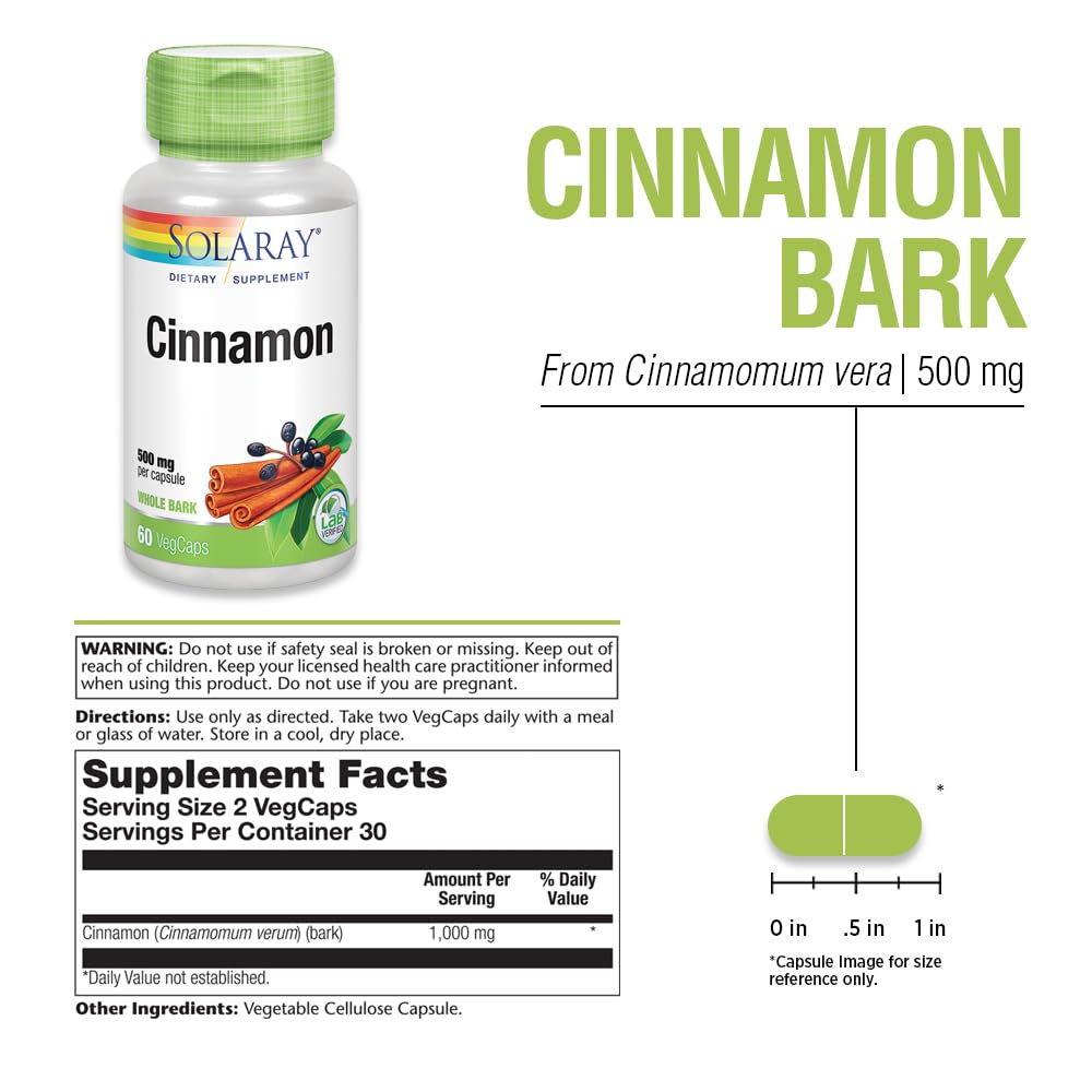 Cinnamon Bark 1000mg Vegan Capsules J6631