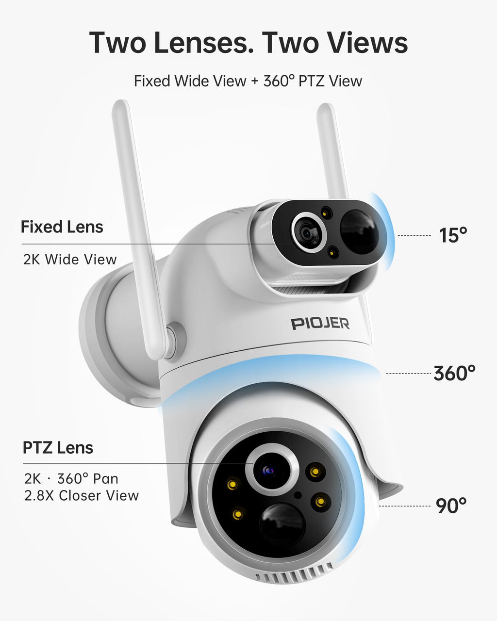 Wireless Outdoor Security Cameras 4-Pack B347