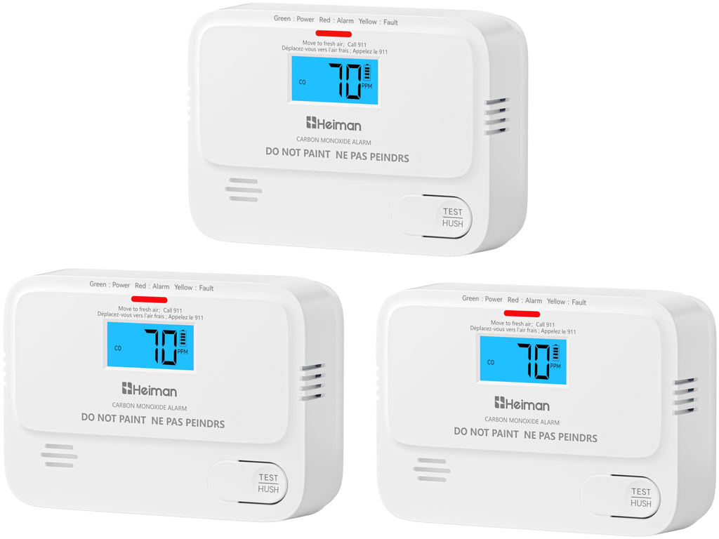 Carbon Monoxide Detectors 3 Pack J228352