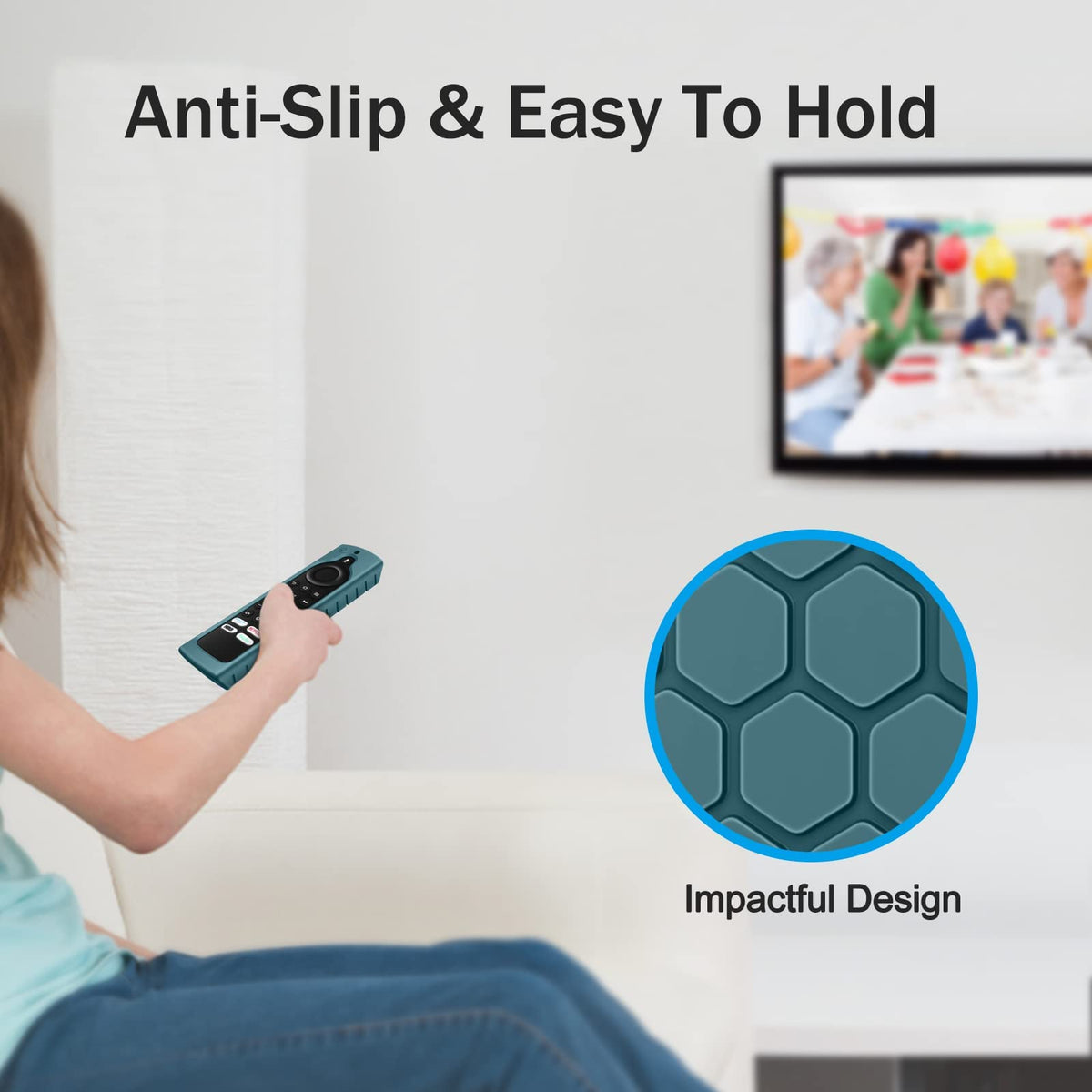 Silicone Case for Fire TV Alexa Voice Remote Enhanced L909