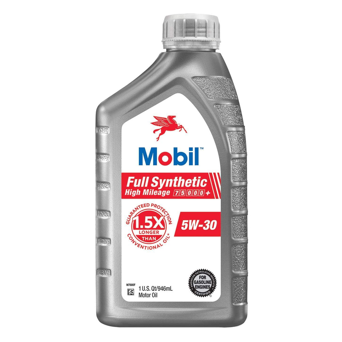 Full Synthetic High Mileage 5W-30 Motor Oil 1 Quart Pack of 6 O46498