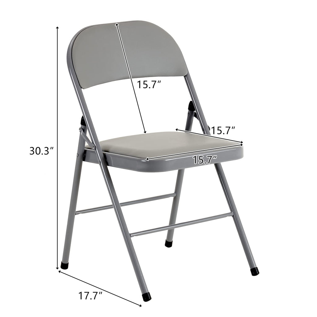 Foldable Iron PVC Chairs K385309