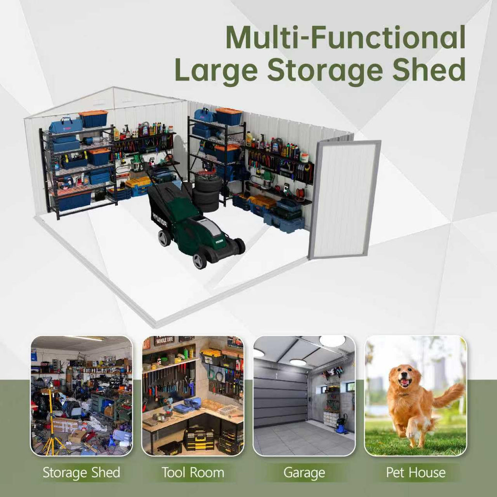 10x14 FT Outdoor Storage Shed U995809