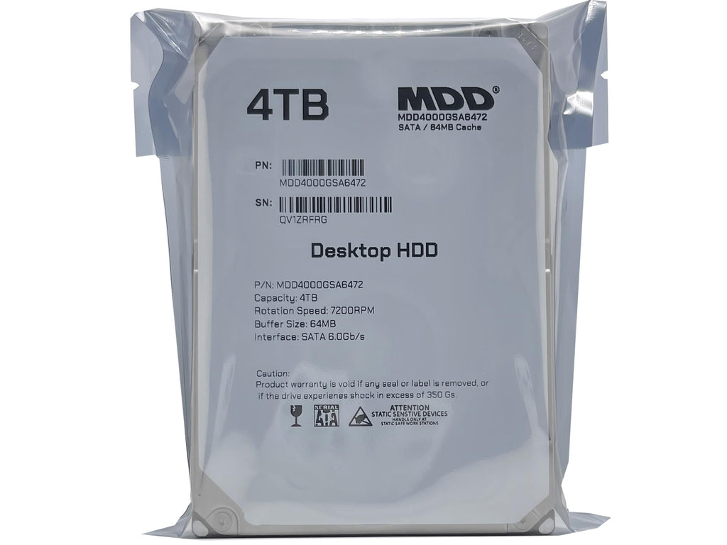 4TB 7200RPM 64MB Cache SATA 6.0Gb/s 3.5inch Internal Desktop Hard Drive H719188