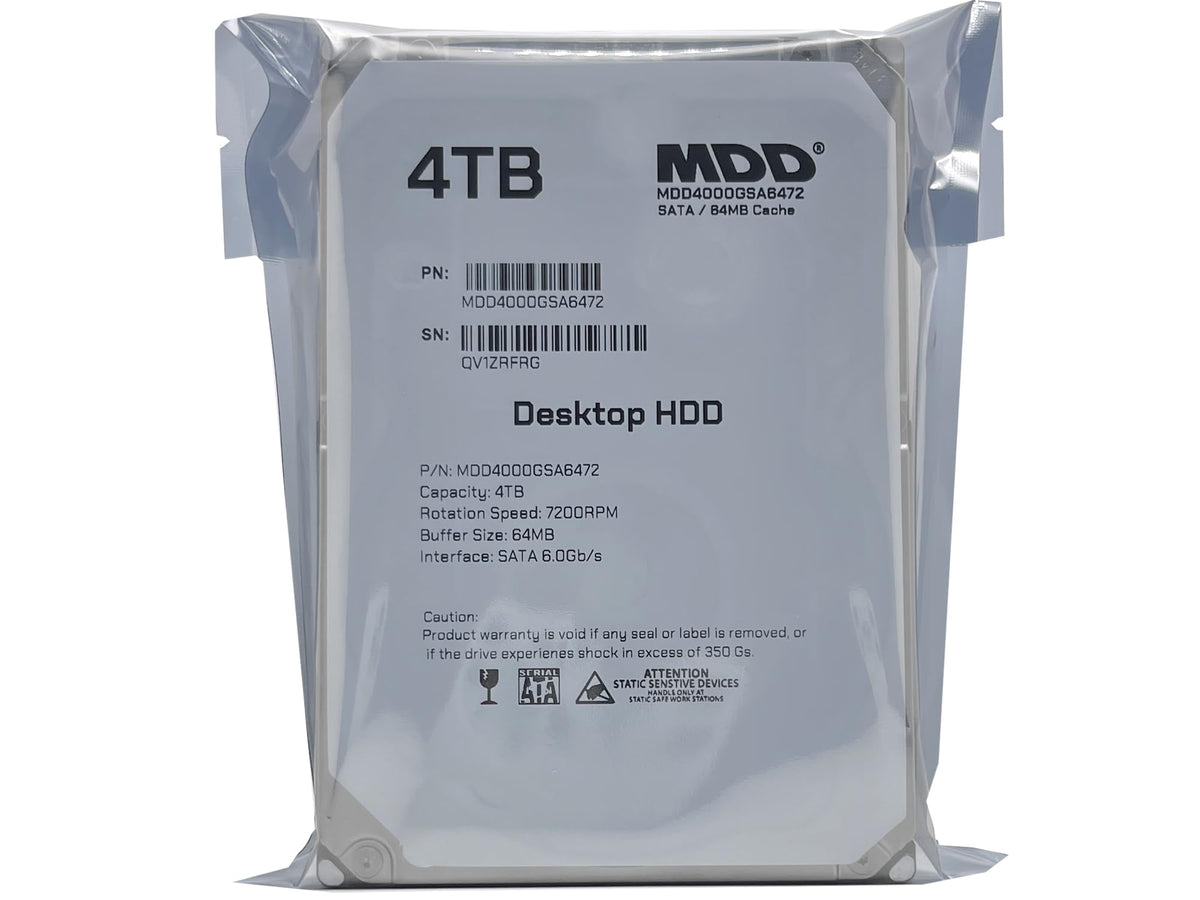 4TB 7200RPM 64MB Cache SATA 6.0Gb/s 3.5inch Internal Desktop Hard Drive H719188