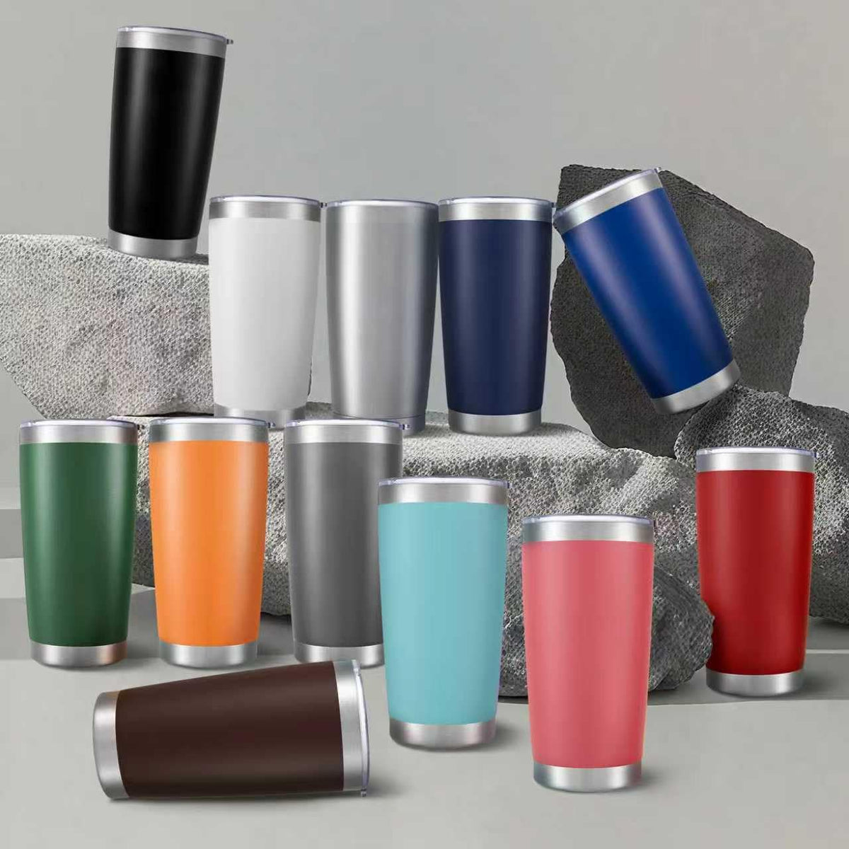 20 oz Stainless Steel Insulated Tumbler with Lid Q5296