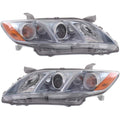 Toyota Camry Hybrid 2007-2009 Headlight Assembly Pair Driver and Passenger Side DOT Certified I713653