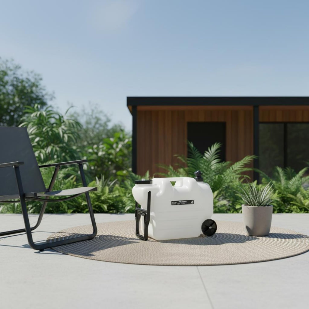 Portable Water Dispenser with Faucet Wheels Large Capacity F194