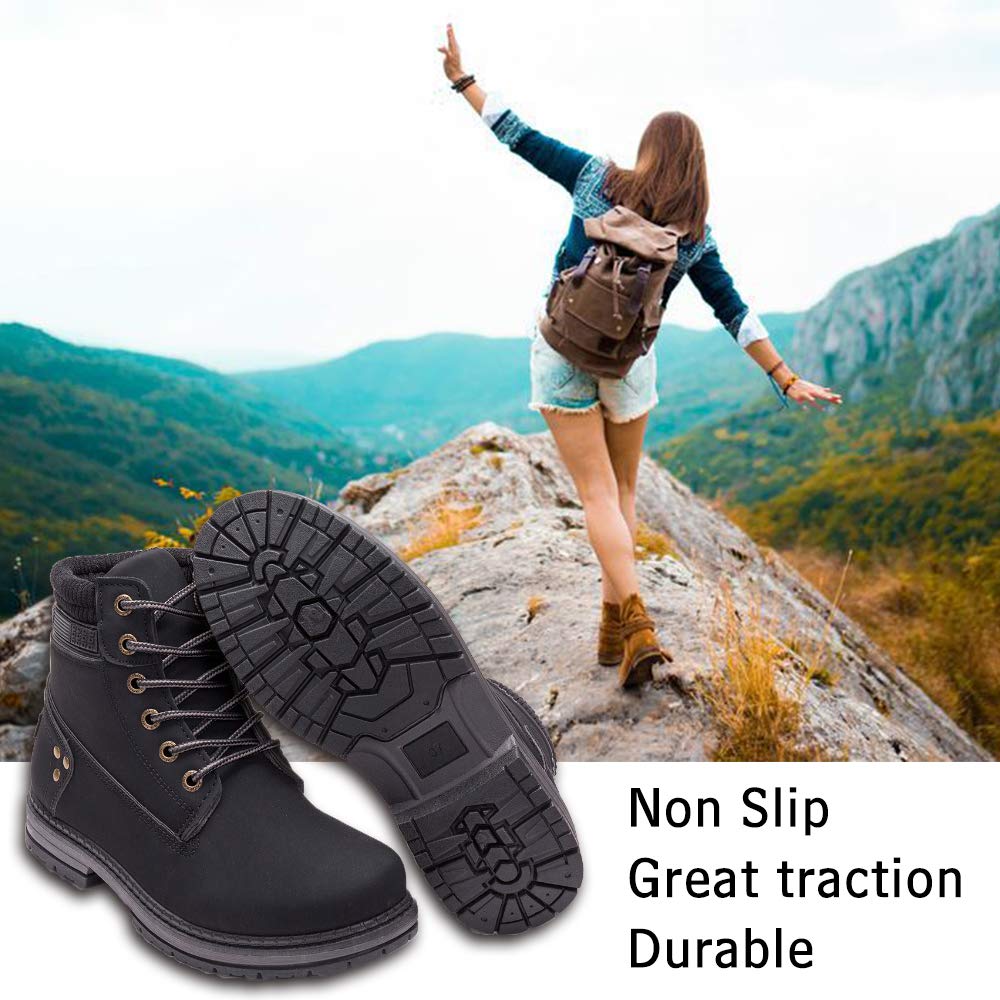 Women's Lace-Up Ankle Boots T504