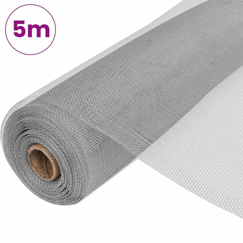 Aluminum Mesh Screen 39.4"x196.9" Silver B286264