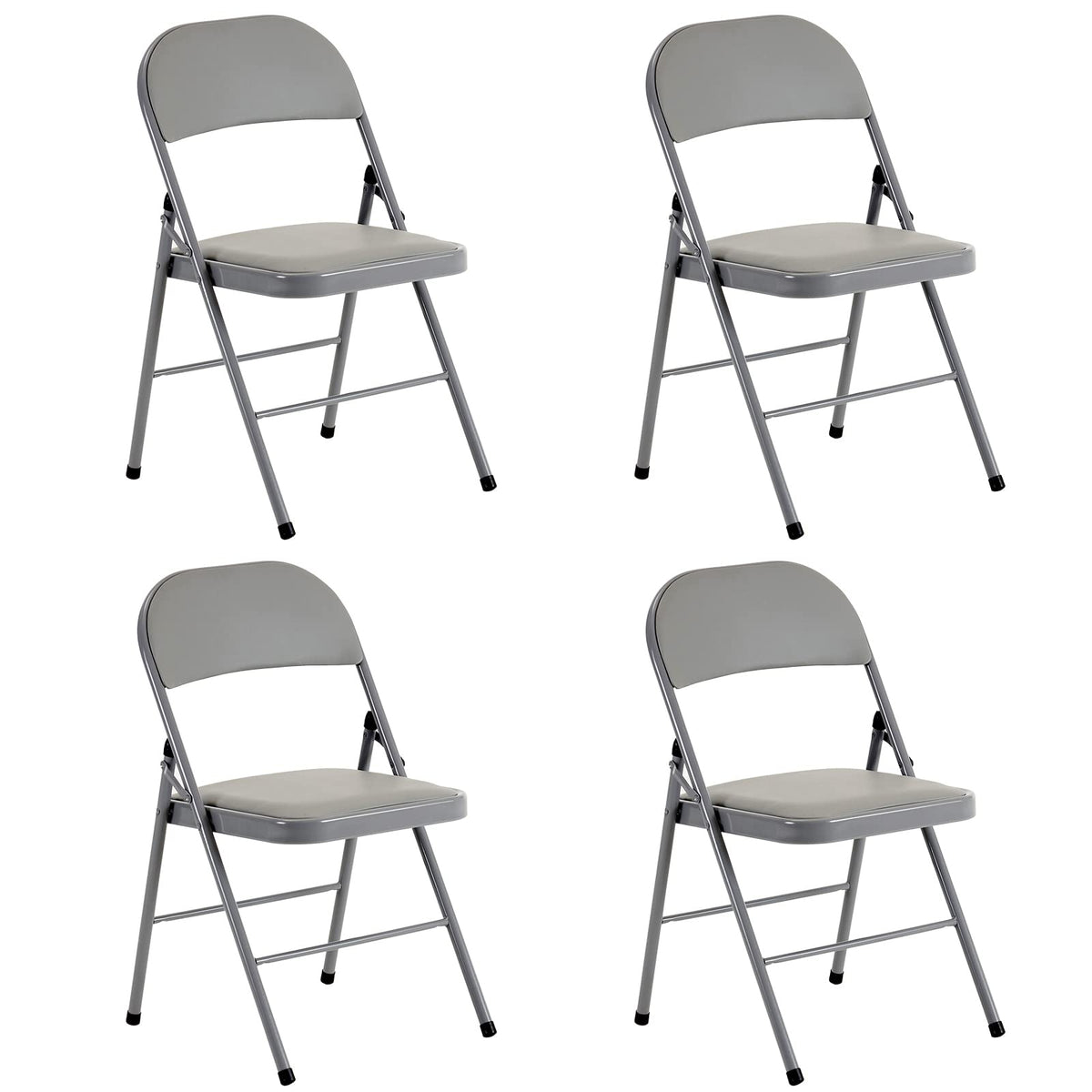 Foldable Iron PVC Chairs K385309