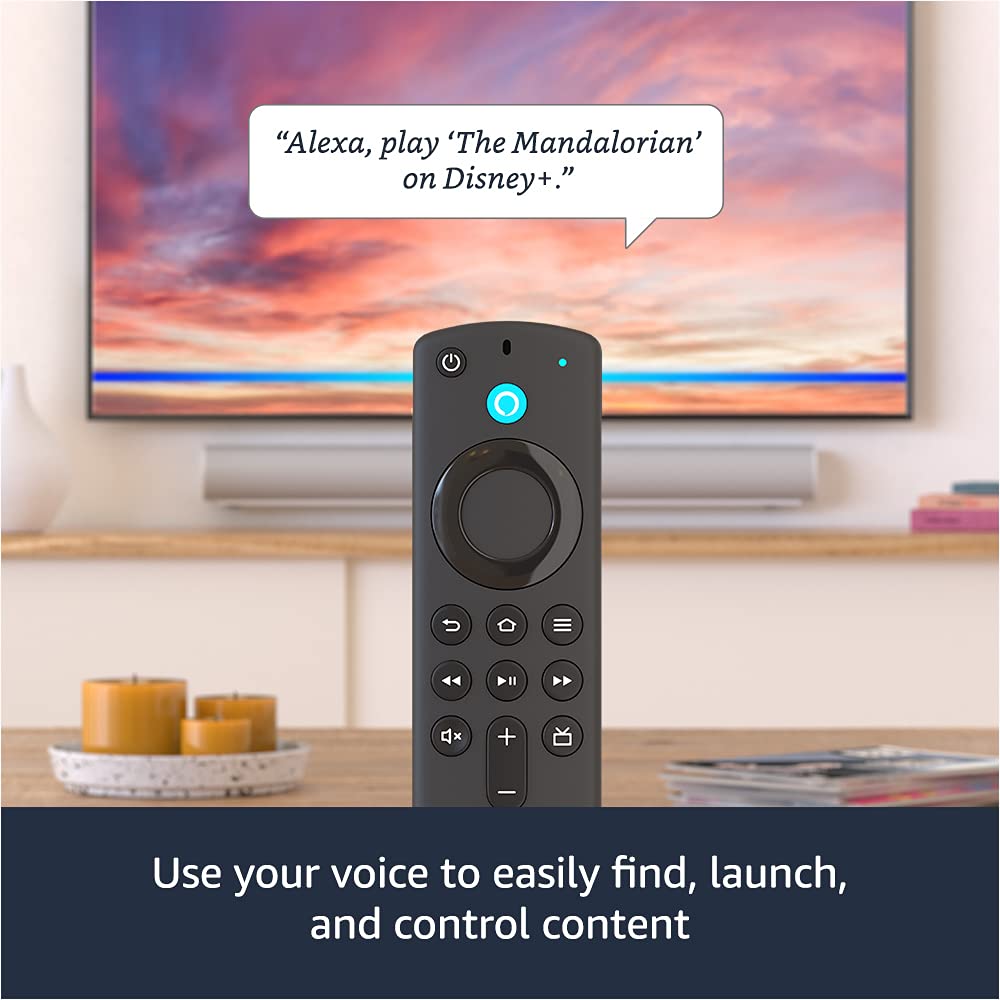 Fire TV Stick 4K Streaming Device with Alexa Voice Remote E620563