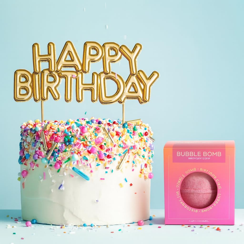 Birthday Cake Bath Bombs 1 Pack M4936