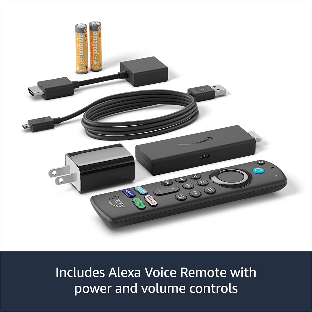 Fire TV Stick 4K Streaming Device with Alexa Voice Remote E620563