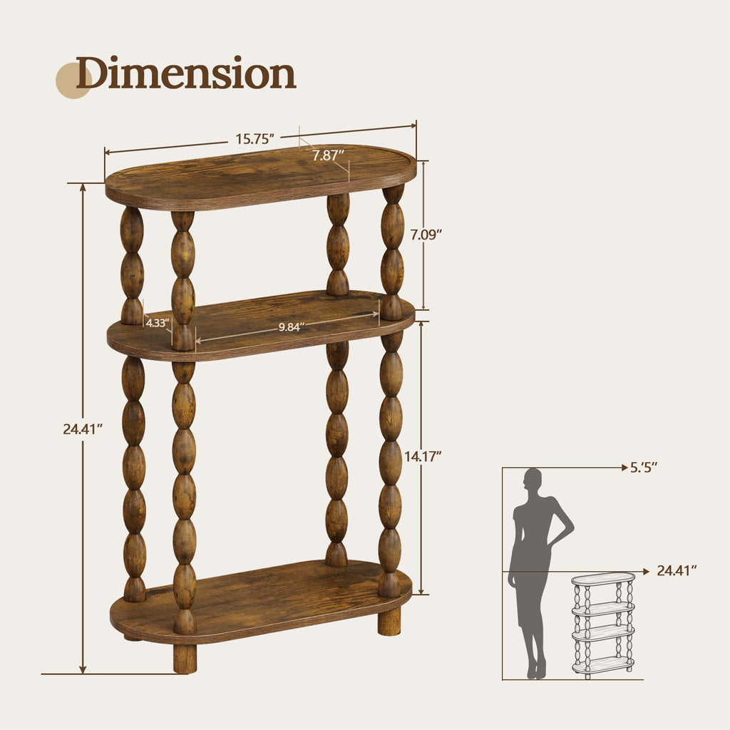 Narrow 3-Tier End Table L18540