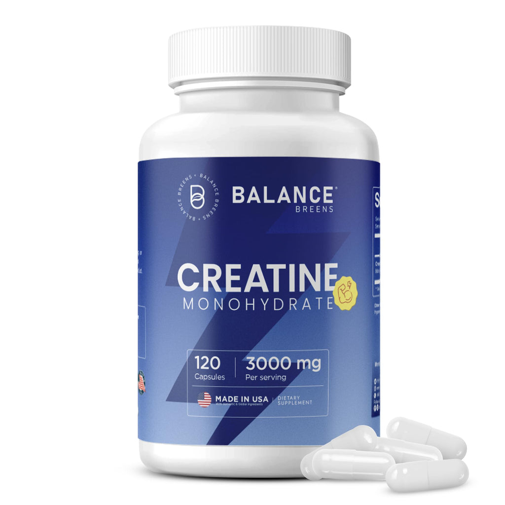 Creatine Monohydrate 3,000mg 120 Capsules Micronized I196