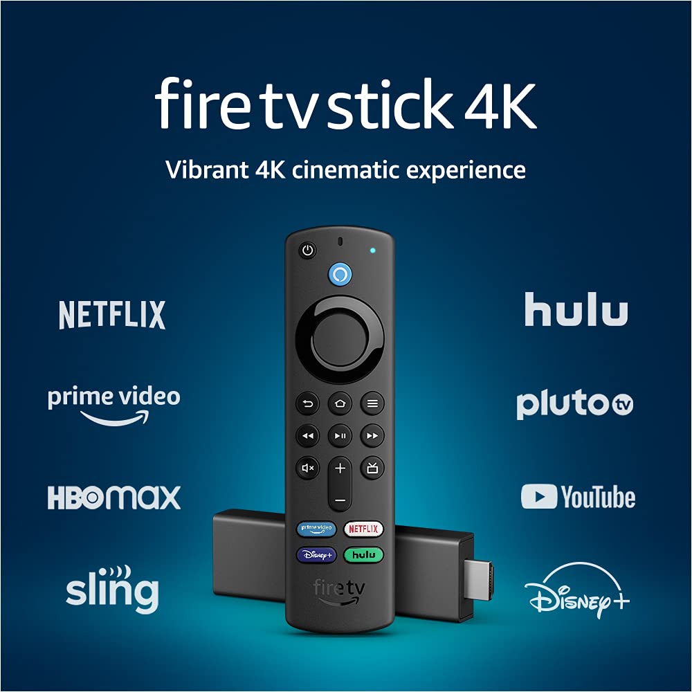 Fire TV Stick 4K Streaming Device with Alexa Voice Remote E620563