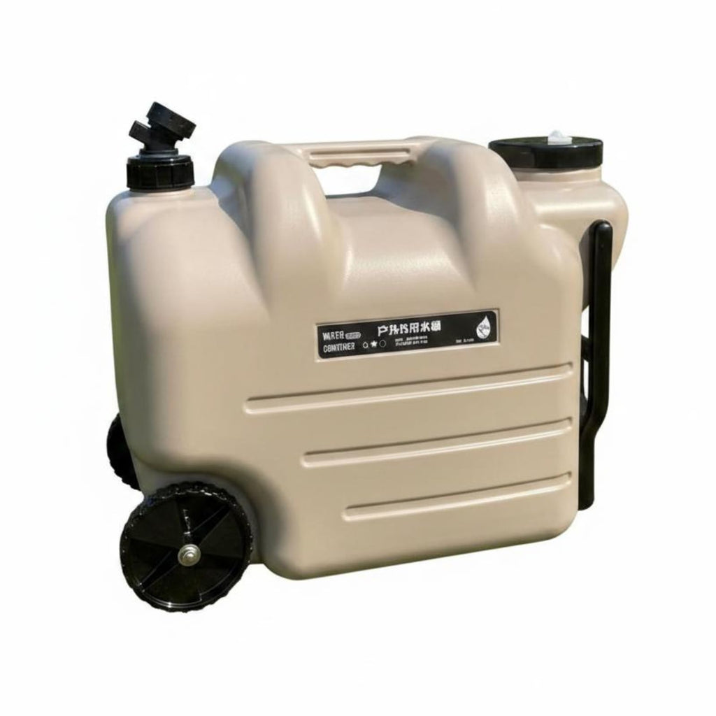 Portable Water Dispenser with Faucet Wheels Large Capacity F194