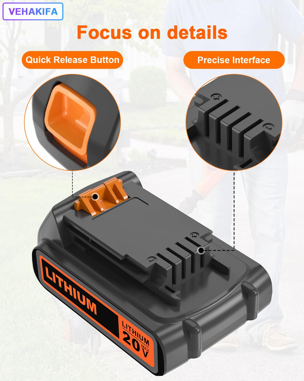 20V 2.0Ah Battery S50886