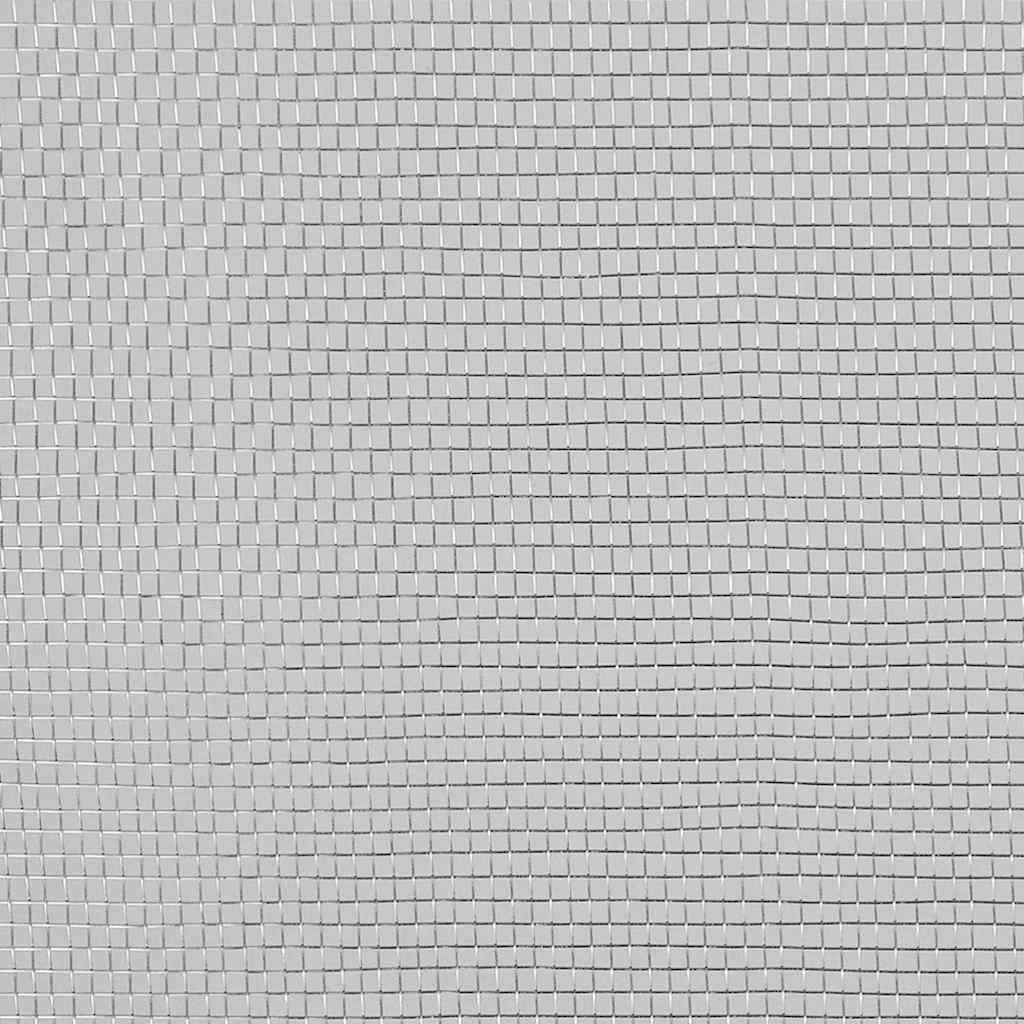 Aluminum Mesh Screen 39.4"x196.9" Silver B286264