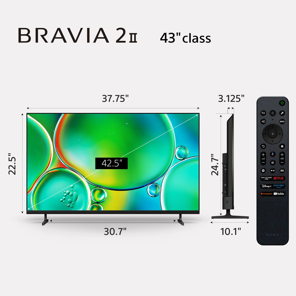 43 Inch LED 4K HDR Smart Google TV T771225