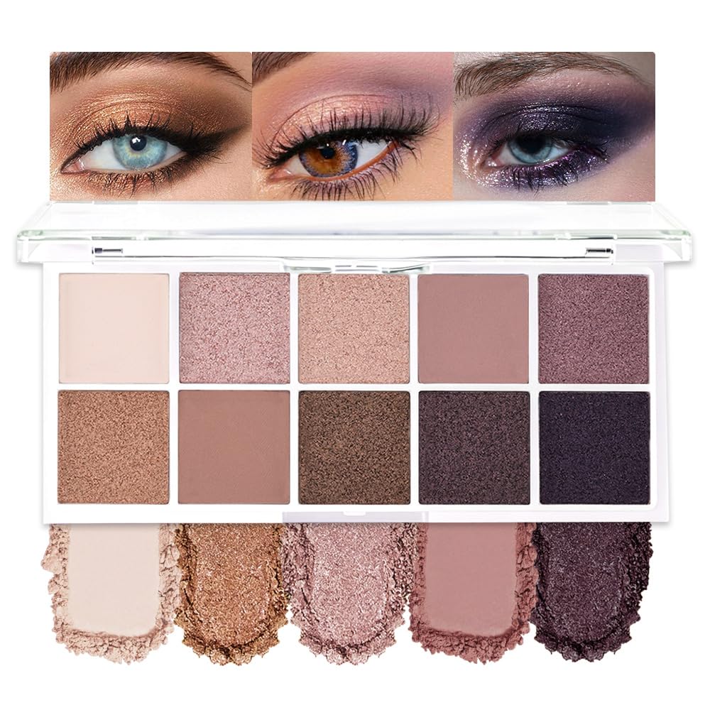 10 Color Matte and Shimmer Eyeshadow Palette S375
