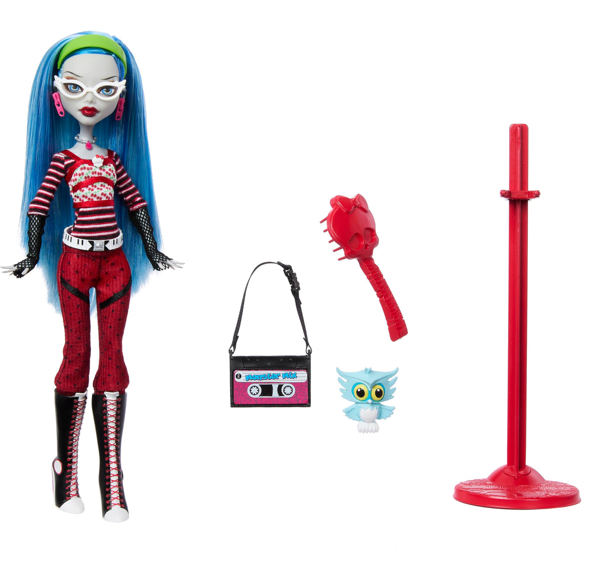 Collectible Doll with Doll Stand, Diary & Pet Owl K5870