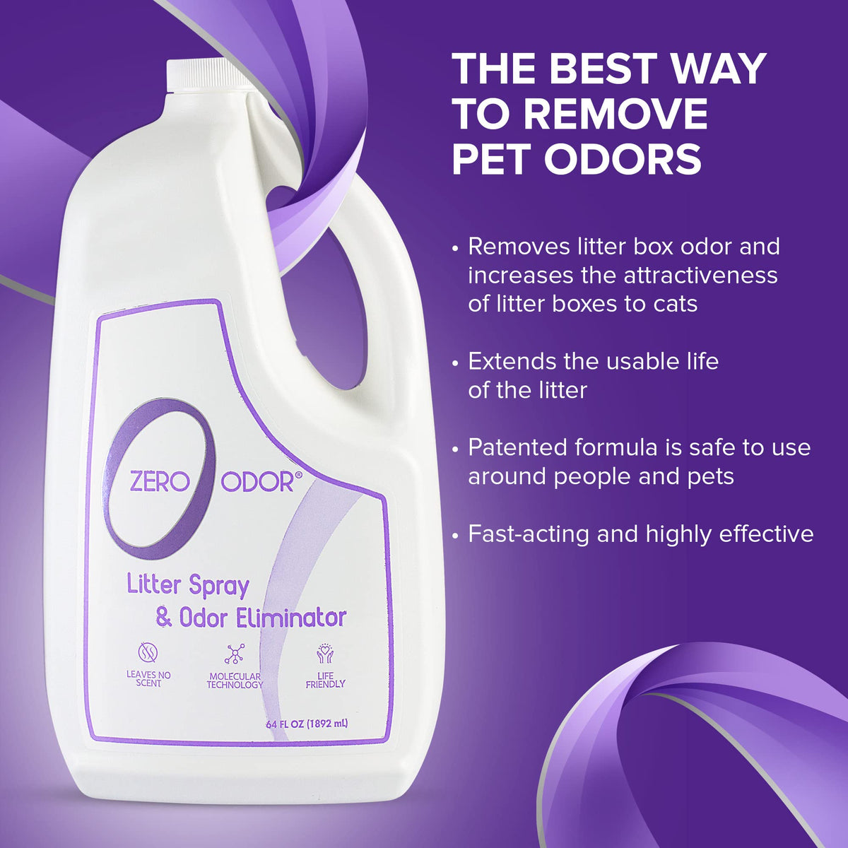Cat Litter Deodorizer Refill 64 oz Y56646
