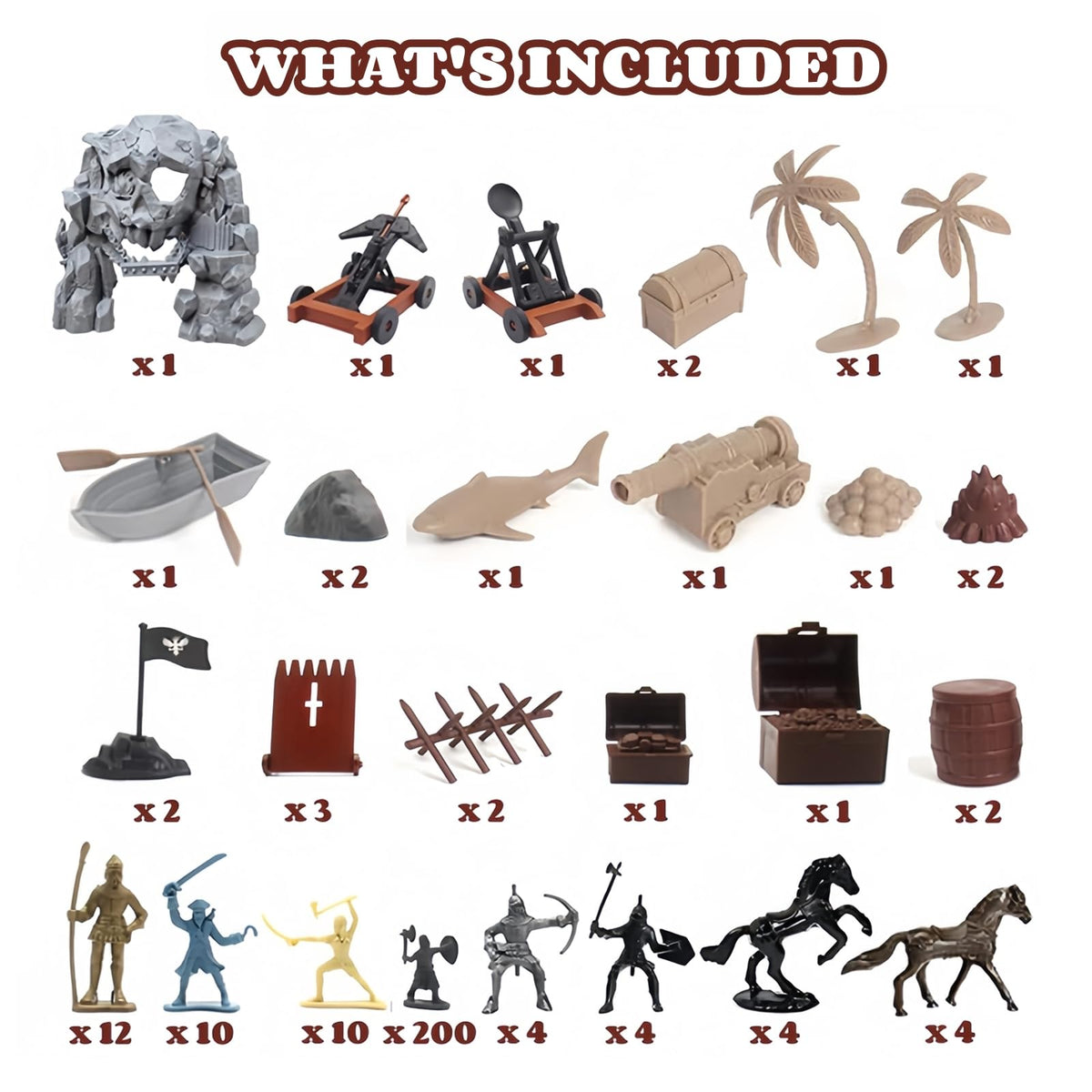 Army Men Action Figures Toy Soldiers Set Z560