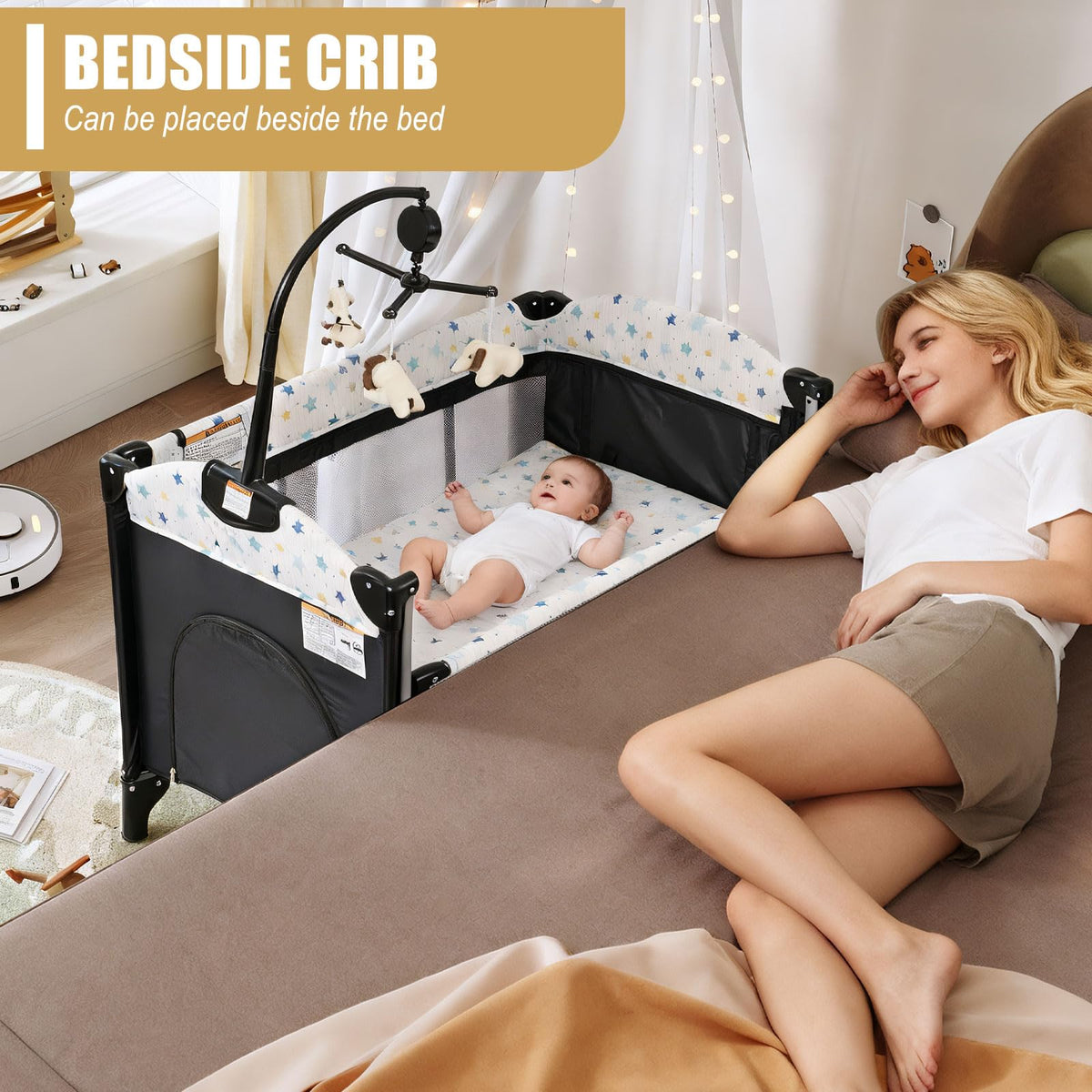 4 in 1 Height Adjustable Foldable Baby Playard B47973